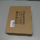 Pack of 3 Black Regular Textured LED Flameless Flickering Battery Operated Candles with Remote and Timer, Real Wax Pillar Candles for Festival Wedding Halloween Christmas Home Party Decor