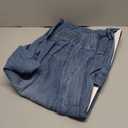 Women's Wide Leg Jeans Soft Baggy Low Mid Rise Elastic Waist Pull On Denim Pants Trendy Y2k (Large, Blue)