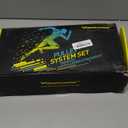 RENRANRING Pulley System, Weight Cable Pulley System for Home Gym,Cable Machine Attachment with 2 in 1 LAT Pull Down Bar,Tricep Rope,Long Strap,Exercise Handles for Biceps Curl, Forearm (Black)