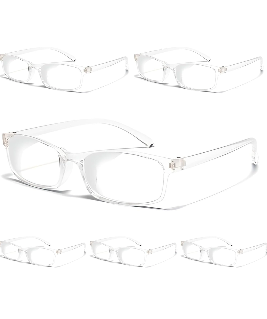Gaoye Reading Glasses Men/Women, Eyeglasses, Blue Light Readers for Men/Women, Eye Glasses, 6 Pack, +1.5