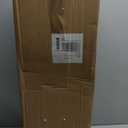 DECORKEY Large Farmhouse Wooden Metal Lantern Set of 2, 30''/22'' H Rustic Decorative Indoor & Outdoor Hanging Candle Lanterns, Wooden Outdoor Lanterns for Patio Front Porch Table, Brown