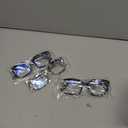 3 Pack Progressive Multifocal Reading Glasses for Women Men Oprah style Blue Light Blocking Spring Hinger Readers (Multicolor)