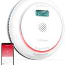 Pack 1 SITERWELL Smoke and Carbon Monoxide Detector, WiFi Smoke Detector Carbon Monoxide Detector with Display, Smart Smoke and Carbon Monoxide Detector Conforms to UL 217 & UL 2034 Standards, 