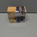 The Original Salt and Pepper Shakers set - Black -Spice Dispenser with Adjustable Pour Holes - Stainless Steel & Glass - Set of 2 Bottles