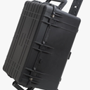 MEIJIA Portable Waterproof Protective Case,Hard Camera Case With Retractable Pull Handle And Rolling Wheels,Customizable Fit Foam Inserted,Elegant Black, 31.3" X24.21" X17.48