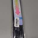 6 Pack Spring Tension Rods, Adjustable Tension Rods 16-28 Inch, No Drilling Expandable Spring Loaded Tension Curtain Rod for Small Window, Cabinet, Closet, Bathroom, Kitchen, Black