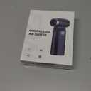 Electric Compressed Air Duster Cordless: 60 MPH High Wind Speed Mini Air Blower for Electronics Portable Computer Cleaner Hand Keyboard Cleaning Powerful Duster for Car, Fans and Other Sences