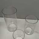 Cylinder Glass Vase (Set of 3, Clear)