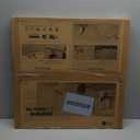 WOWSTAR 12-Pack 24"x24" Drop Ceiling Tiles, Vintage Style Waterproof Glue up Ceiling Panels Decor, Antique Gold