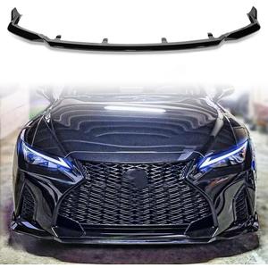 Front Bumper Lip Chin Spoiler Fit for 2021-2025 Lexus IS350 F-Sport,Painted Black Front Bumper Lip Compatible with 2021-2025 Lexus IS350 F-Sport, Black