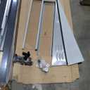 Vongrasig 5 x 3 x 6 FT Outdoor Storage Shed Clearance, Metal Garden Shed with Large Window and Lockable Door, Anti-Corrosion Waterproof Tool Shed for Backyard Patio, Lawn (Dark Gray)