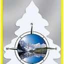 LITTLE TREES Car Air Freshener | Hanging Paper Tree for Home or Car | True North | 3 Pack