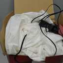 8FT Christmas Inflatable Snowman with Santa Claus Decorations, Waterproof Inflatable Santa Claus Yard Decorations with Rotating LED Lights for Indoor Outdoor Christmas Yard Garden Decorations