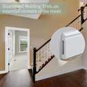 Sunnyglade 10-Pack Wall Baseboard Molding Trim of 44.5 x 3.2 in