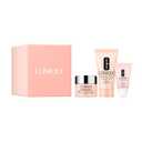 Clinique Hydration Heroes Gift Set | Moisture Surge 100H Moisturizer | Moisture Surge Overnight Mask | Lip Treatment | Hydrating + Glow | Includes 3 Travel Size Pieces