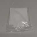 6pcs 2mm Acrylic Blanks for Light Base, Rectangle Shaped Acrylic Sheet Acrylic Panel Sign Blank with Protective Film, Clear Plastic Blanks for LED DIY Display Projects Craft