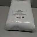 FMFUNCTEX 100% White Blackout Curtains for Living Room, White Weave Textured Curtains 96 Inches Long Thermal Insulated Curtain for Bedroom, Black Out Drapery Grommet Room Darkening 2 Panels