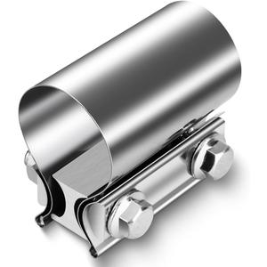1 3/4" 1.75" Butt Joint Band Exhaust Clamp for Pipes Exhaust Tips, Mufflers, Catback Systems, Racing Exhaust, Exhaust Clamp Butt Joint 304 Stainless Steel
