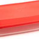 Pyrex Basics 4.8 QT Glass Baking Dish, Casserole Dish, Glass Food Container, Oven, Freezer, and Microwave Safe, Clear Container