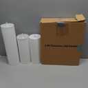 3 x Flameless LED Candles, Flickering Larger Candles with Remote Control & Timer, Battery Operated Waterproof Pillar Candles,3pc for Valentine's Day,Indoor Outdoor Lanterns,Church,Wedding,Patio Porch