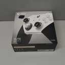 Xbox Wireless Gaming Controller | Elite Series 2 Core | White | Console, PC, and Android | Adjustable Thumbsticks | Trigger Locks