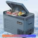 Aeitto 12 Volt Car Refrigerator 30Quart Car Fridge Freezer Electric Cooler Portable Cooler 12V Fridge RV Refrigerator -4℉-68℉ Temp Control 12/24V DC & 100-240V AC for Travel, Camping, RV, Road