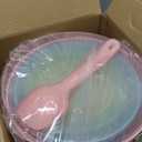 16 Piece Plastic Mixing Bowls with Lids Set - Nesting Bowls Set includes 8 Prep Bowls and 8 Lids, 2-in-1 Spoon-Fork, Large Salad Bowl for Preparing, Serving, and Storing, Dishwasher & Microwave Safe