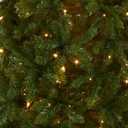 National Tree Company 9 ft Pre-Lit Kingswood Fir Slim Artificial Christmas Tree, 500 Clear Lights, 1,443 Tips, Includes Stand, Green