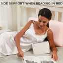 Side Sleeper Pillow, Knee Pillow for Side Sleepers, Smooth Spine Alignment Pillow, Sciatica Pain Relief Pillow (Grey)-2PCS