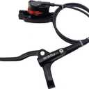 Mountain Bike Hydraulic Disc Brake Set, Front & Rear Disc Brake Kit Fit Bicycle MTB XC Trail, e-Bike, Fat Bike, Upgrade kit for Mechanical Disc Brake (Black - Left Front & Right Back)