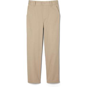 French Toast Boys Pull-on Relaxed Fit School Uniform Pant (Standard & Husky) (4T, Khaki)