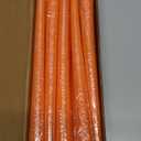 10 Inch Orange Taper Candles, 10 Pack Unscented Candlesticks for Dinner, Fall Harvest, Halloween, Seasonal Celebration and Home Decoration