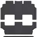 Floor Mats Accessoires 3 Row Liners Set & Cargo Liner Custom Fit for 2017-2025 Chrysler Pacifica Hybrid Touring L/Hybrid Touring Models(7 or 8 Passenger Models),TPE All Weather Car Mat