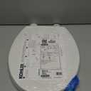 Kohler K-20110-0 Brevia Elongated Toilet Seat with Grip-Tight Bumpers, Quiet-Close Seat, Quick-Attach Hardware, White