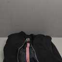 Men's Bomber Jackets Thermal Quilted Jacket Water Resistant Warm Winter Coats (L, Black)