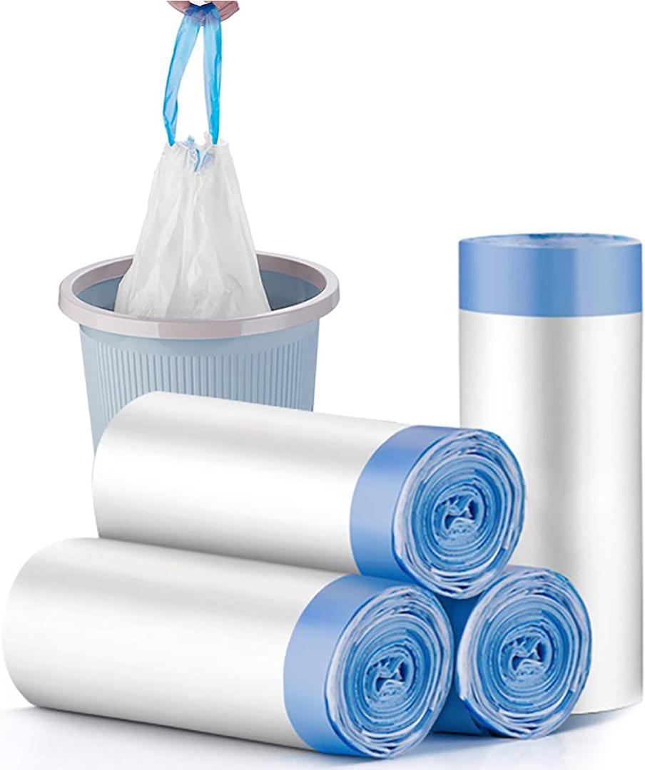 Garbage Bags, Suitable For Household, Kitchen, Dining Room, Living Room, Garbage Sorting(5 rolls)