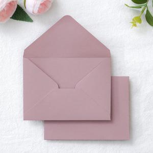 PONATIA 50 Pack A1 Envelopes, 3.63 x 5.2” Dusty Rose Envelopes Perfect for Weddings Cards, RSVP Cards, Response Cards, Baby Showers, Thank You Notes, Photos and any 3.5x5" inserts