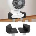 Bunk Bed Holder For Woozoo Desk Fan(8.27" Diameter Models), Bunk Buddy For Woozoo Air Circulator, Clip-On Holder For Desk Fan, Dorm/Bedroom/Office/College Room Fan Accessory(Black)