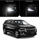 Right Passenger Side LED Headlight Compatible for 2022 2023 Chevy Traverse Chevrolet Head lamp without LED DRL 85596374 GM2503525