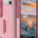 jaroco for iPhone 14 Case [Heavy Duty Protection][Military Grade Drop Protection][Shockproof] with Non-Slip Removable Phone Case 6.1''-Pink