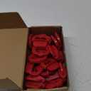 QWORK Deck Board Jig, 24 Pcs 1/4" Gap Deck Board Spacer Rings for Pressure Treated, Composite, PVC, Plank