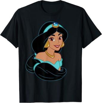 Disney Aladdin Princess Jasmine Big Face Costume T-Shirt, XL