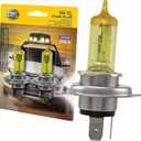 HELLA H4 YL Xtreme Yellow Bulb (12V 60/55W), 2 Pack