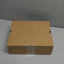 LAICIGO Womens Peep Toe Heels Chunky Heel Booties Open Toe Booty Cutout Dress Shoes with Back Zipper, 8½