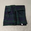 ZIQINPSQ Dining Room Rectangle Fabric Tablecloth, British Style Plaid Print Tablecloth,Christmas & Holiday Table Cover (Blue&Green, 55''X55'')