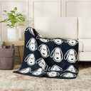 Franco Collectibles Peanuts Snoopy Black & White Super Soft Plush Cozy Throw Blanket, 46 in x 60 in, (Official Peanuts Product)