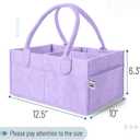 Mr. Pen- Baby Diaper Caddy Organizer, lavender dream, Nursery Storage Bin and Car Organizer for Diapers and Baby Wipes, 1 Pack, Regular