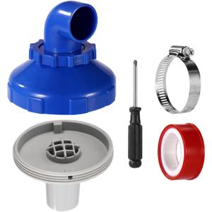 Lyreh 5pcs Pool Jet Nozzle Set, 360 Swivel Rotatable Pool Inlet Nozzle Fittings Swimming Pools Return Jet for Intex Spa Spout Replacement Parts Accessories