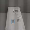 Black Post Mount Galvanized Steel Mailbox 19x8.7x6.7in