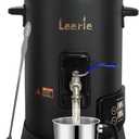 Leerie 12Lbs Digital Wax Melter for Candle Making - D6 Candle Wax Melting Pot with Accurate Temperature Control & Heating Core Brass Spout for DIY Home Business Candle Maker